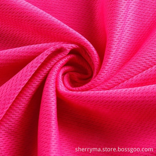 Knitted poly dty brushed 100% polyester Interlock fabric